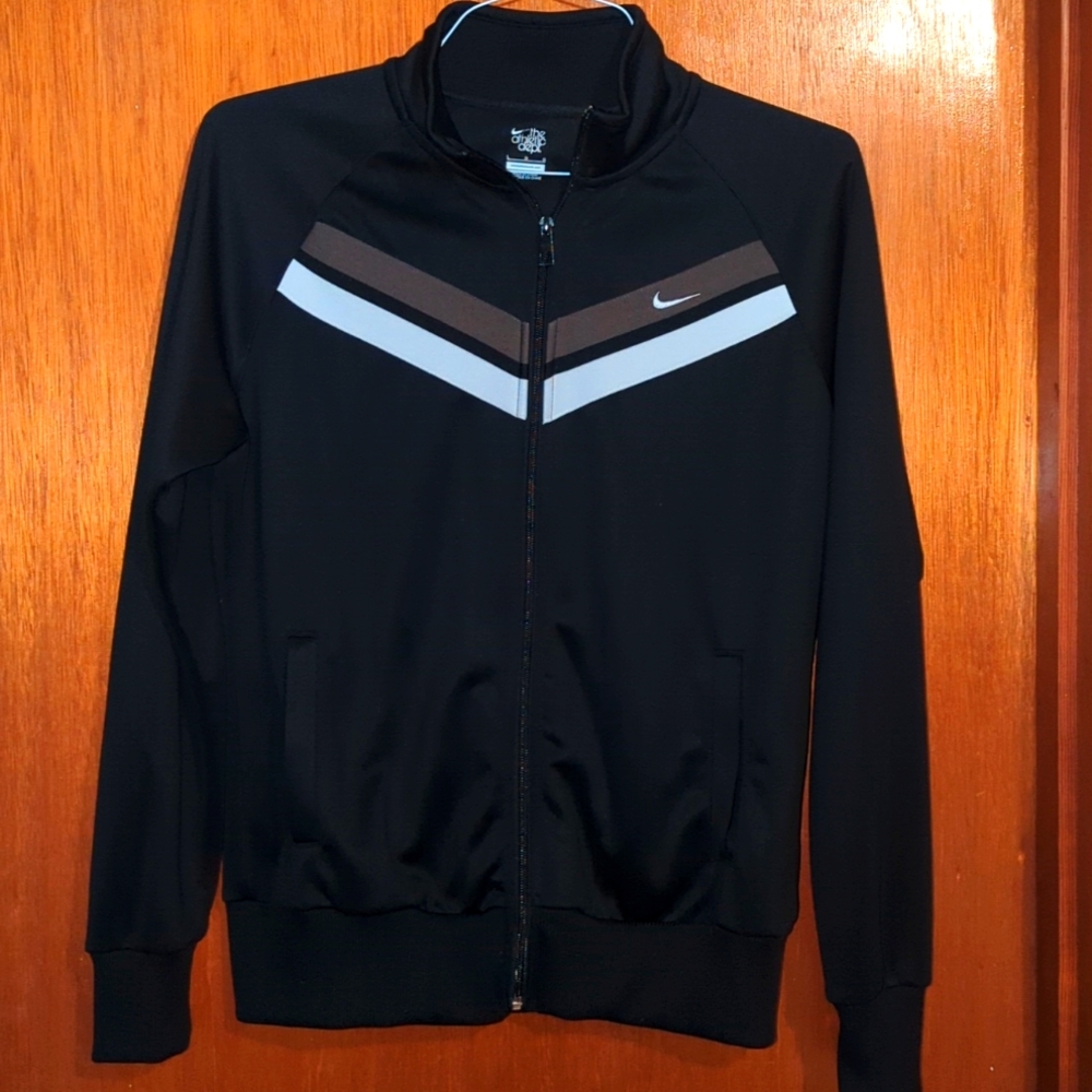 Ladies Nike Black Sport Jacket Size Large
